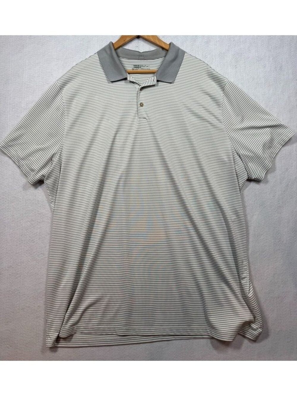 Nike Golf Men's Polo Shirt Lot of 2 Dri-Fit Victory Stripe Short Sleeve Size 3XL - Picture 10 of 16